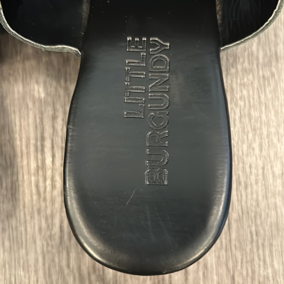 Little Burgundy black slide sandal - Picture 2 of 7